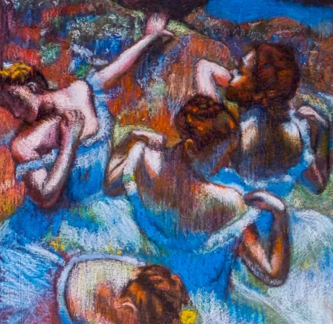 Danseuses homage à Degas — Pastels · 50 x 70 · 2010