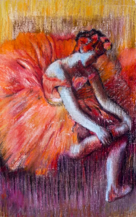 Danseuse homage à Degas — Pastels · 50 x 70 · 2010