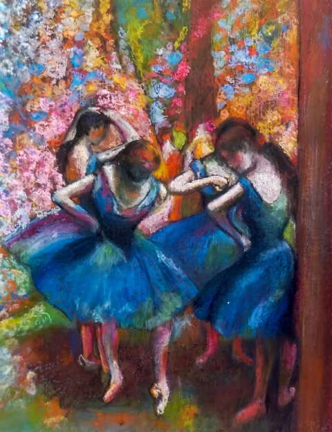 Danseuses homage à Degas — Pastels · 50 x 70 · 2010