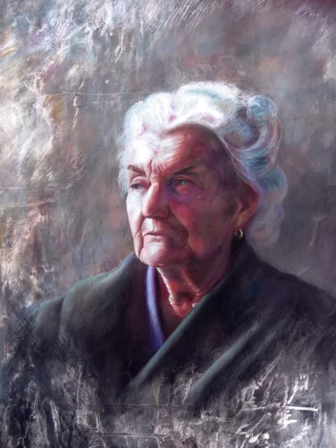 Femme Nostalgie pensive — Pastels · 50 x 70 · 2010