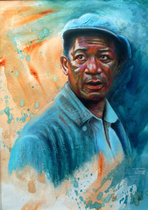 Red hope — Pastels · 50 x 70 · 2016