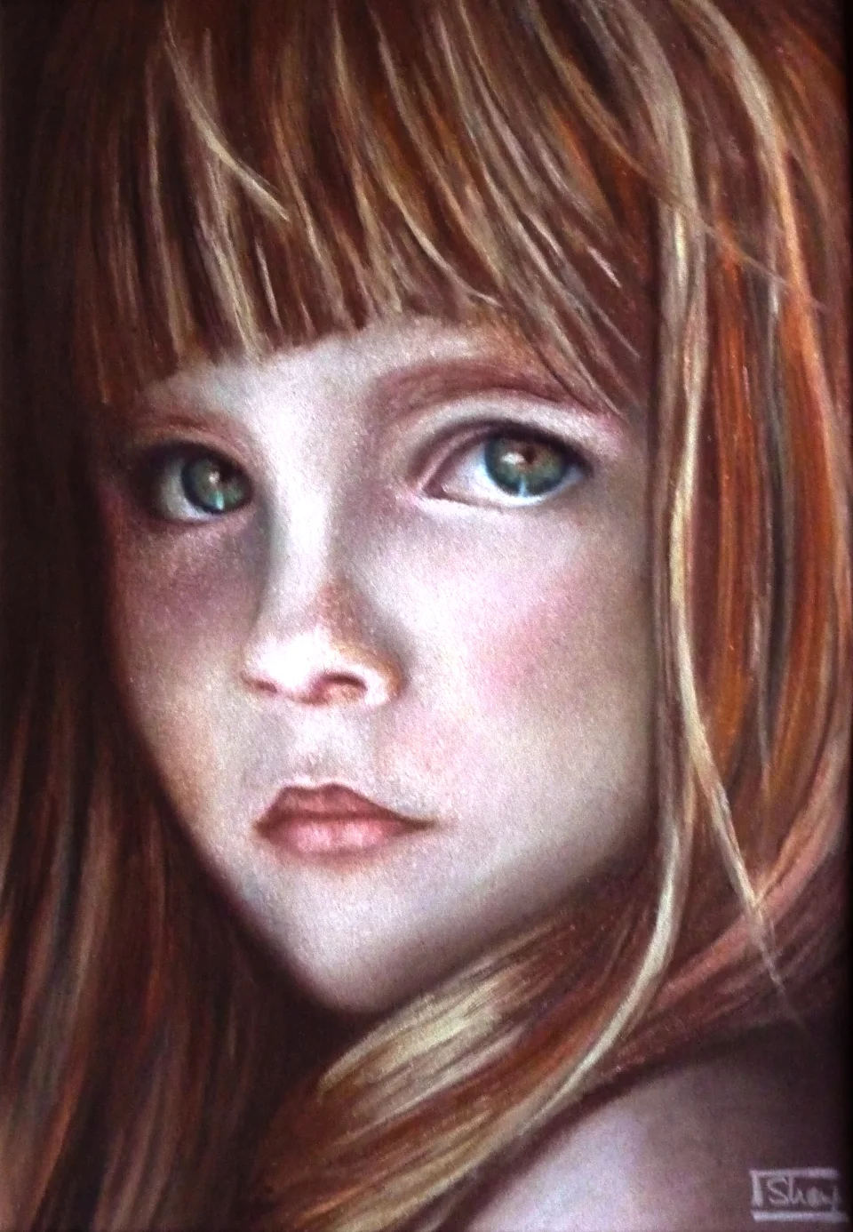 Fillette rousse